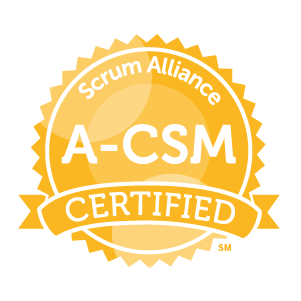 Advanced Certified ScrumMaster certification badge